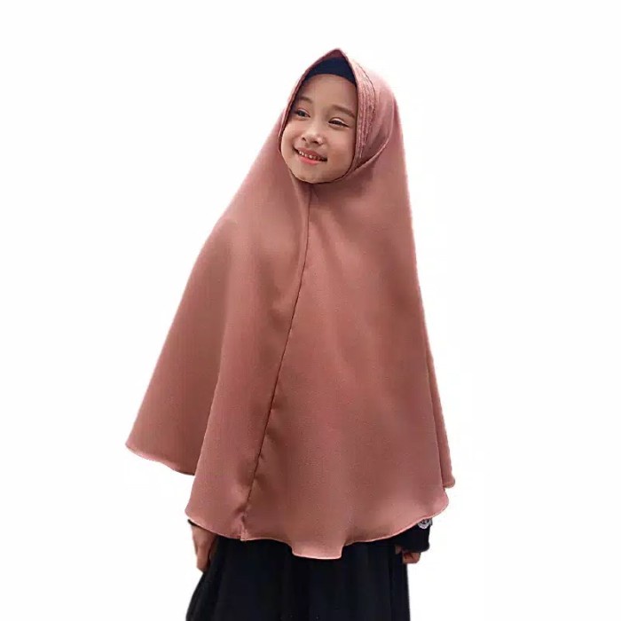 Buruan Jilbab Bergo Syari Anak Warna Milo Berkualitas