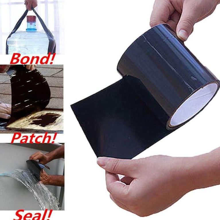 W9G3 Lakban Anti Bocor Waterproof Leak Stop Tape cm / Lakban Perekat Isolasi Solasi Lem  Ajaib Khusu