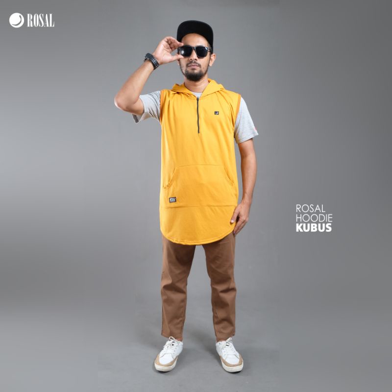 Rompi Sholat Rosal Hoodie Pria Dewasa Shalat Solat Premium Pasti Diskon