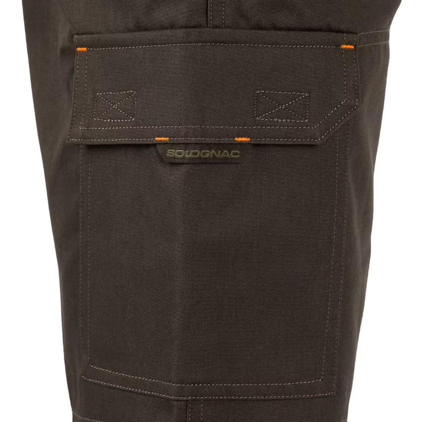 SOLOGNAC Celana Pendek Pria Olahraga Berburu Terdapat 3 Saku