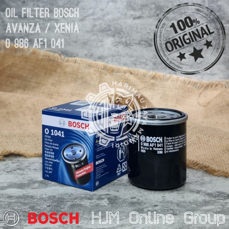 OIL FILTER - SARINGAN OLI AVANZA / XENIA / RUSH / TERIOS / AGYA / AYLA / GRAND MAX / LUXIO BOSCH