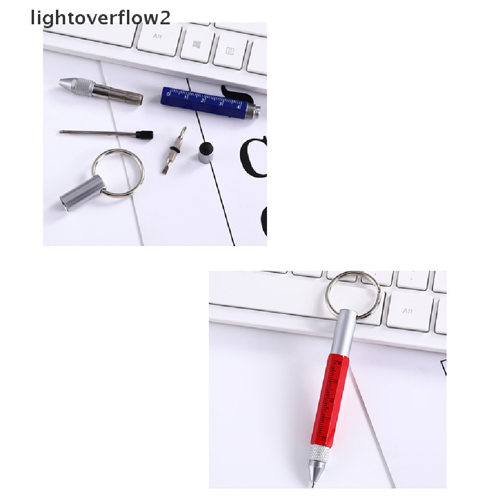 (lightoverflow2) Pulpen Mini Portable Bahan Metal (ID)