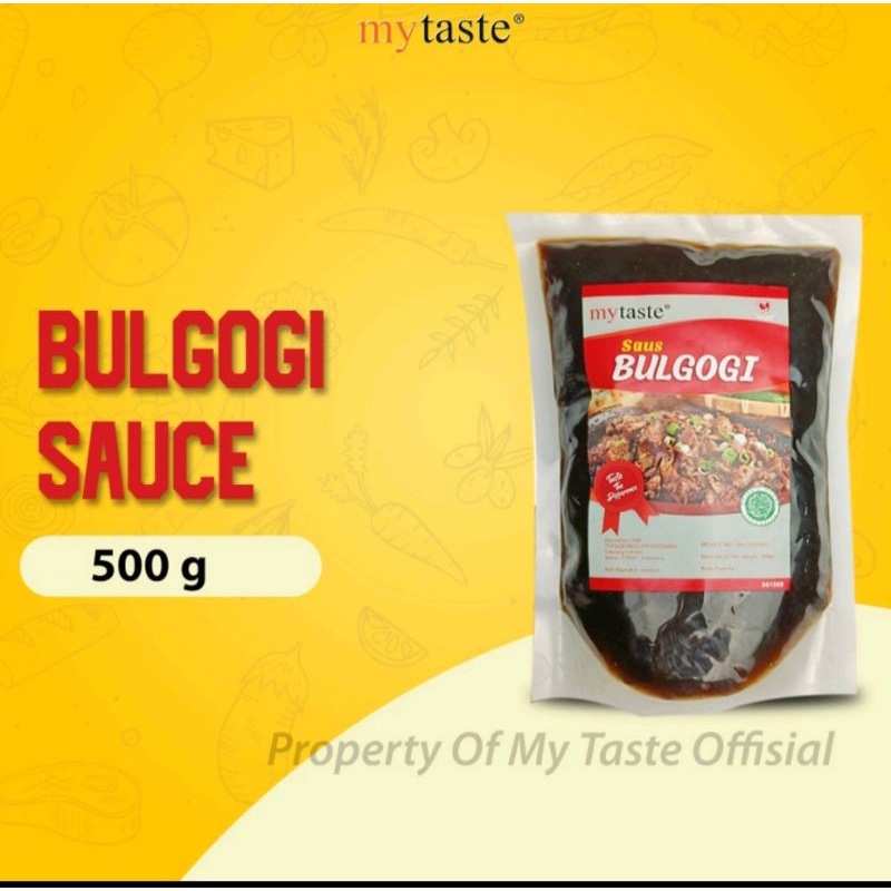 

MY TASTE BULGOGI SAUCE 500GR