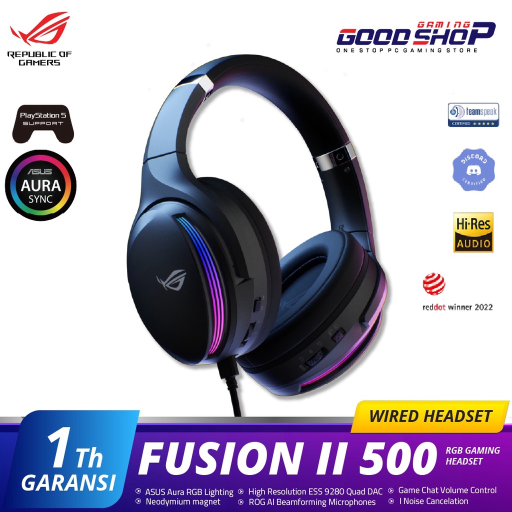 ASUS ROG Fusion II 500 Aura RGB - Gaming Headset