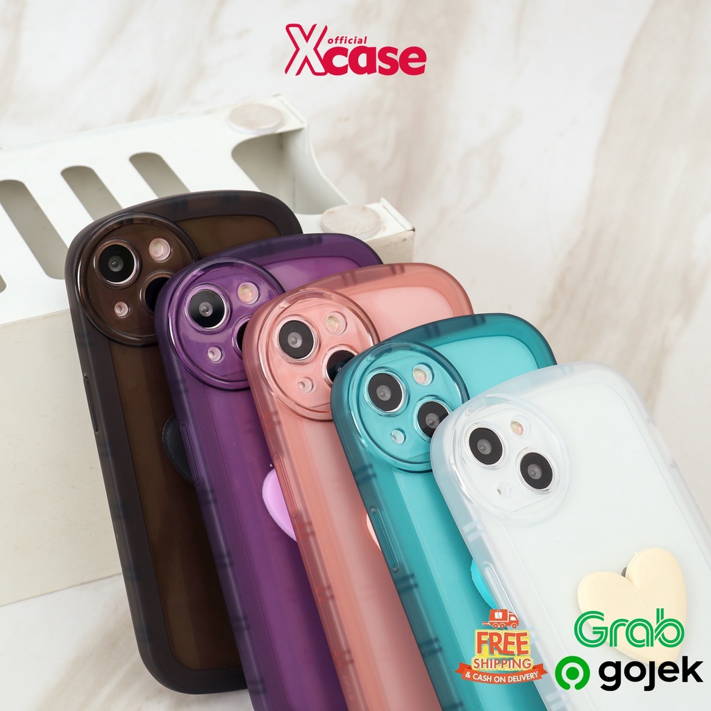 Transparant Soft Case 3D Love Full Lenscover For iPhone 7 8 SE 7+ 8+ X XR XS 11 12 13 PRO MAX