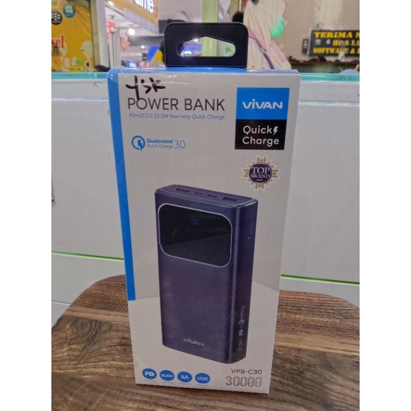 POWERBANK VIVAN VPB-C30 30000mAh ORIGINAL