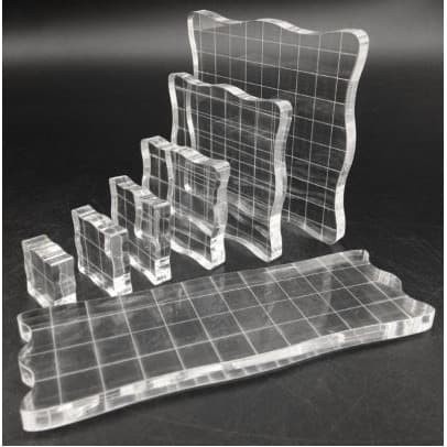 

Mudah Alas Stempel Transparan - 7 Shape Acrylic Stamp Block (1Pc) Trendi