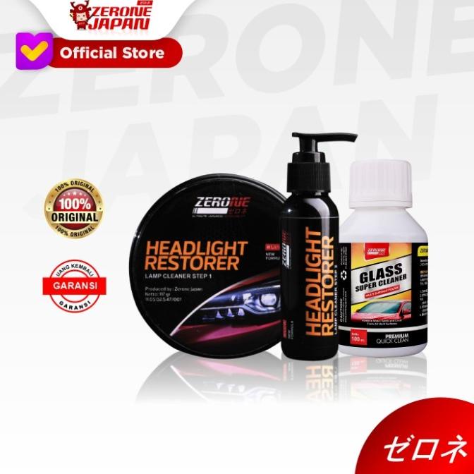 Promo Zerone Pengkilap Headlamp Mobil Dan Pembersih Jamur Kaca Depan