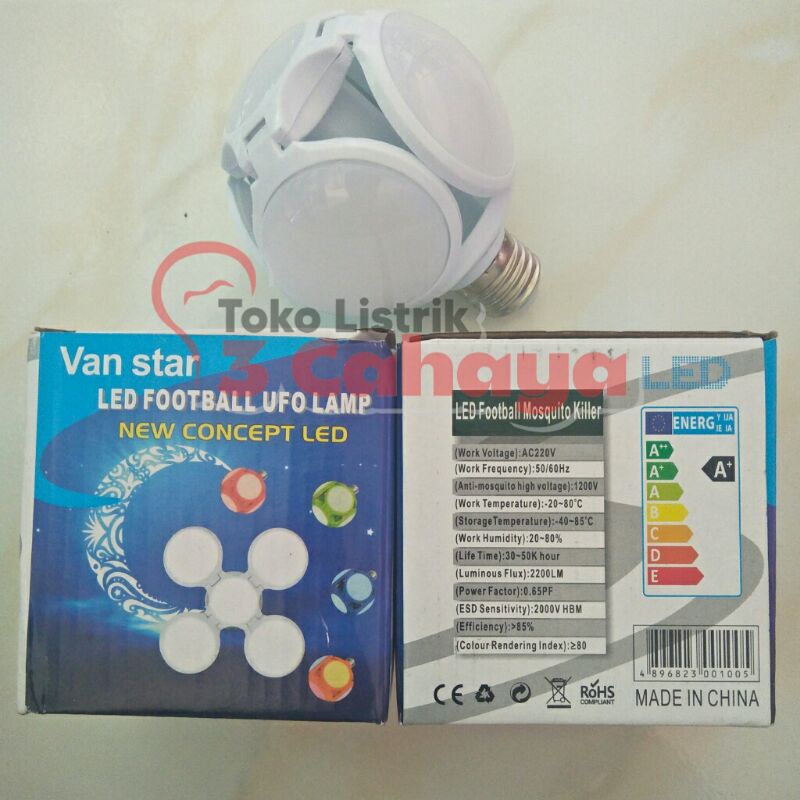 lampu LED lipat 28 watt model bola vanstar