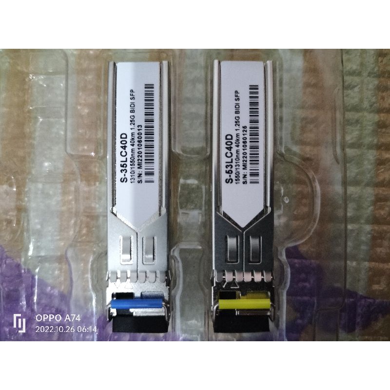 SFP BIDI 1,25G 40km