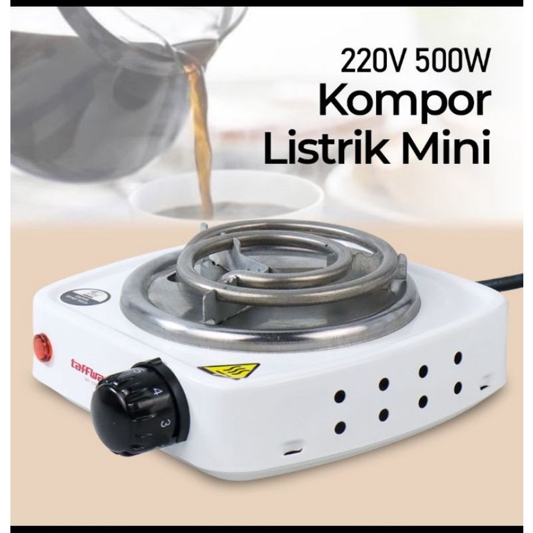 Taffware Kompor Pemanas Listrik Mini Kopi Teh 500W EU Plug - WY03B