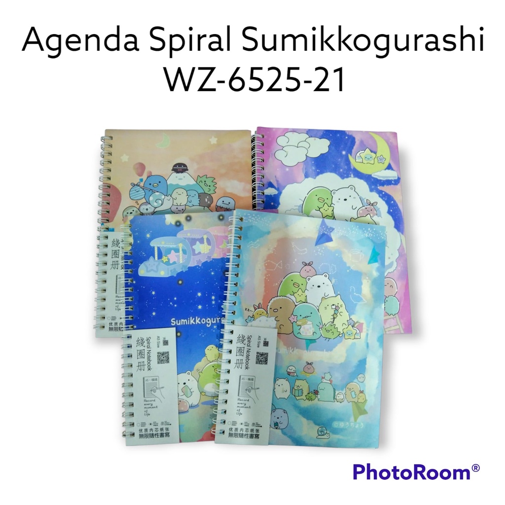 

BUKU DIARY SPIRAL HARD COVER UKURAN A5 KARAKTER SUMIKKOGURASHI LUCU ISI 88 HALAMAN WZ-6525-21