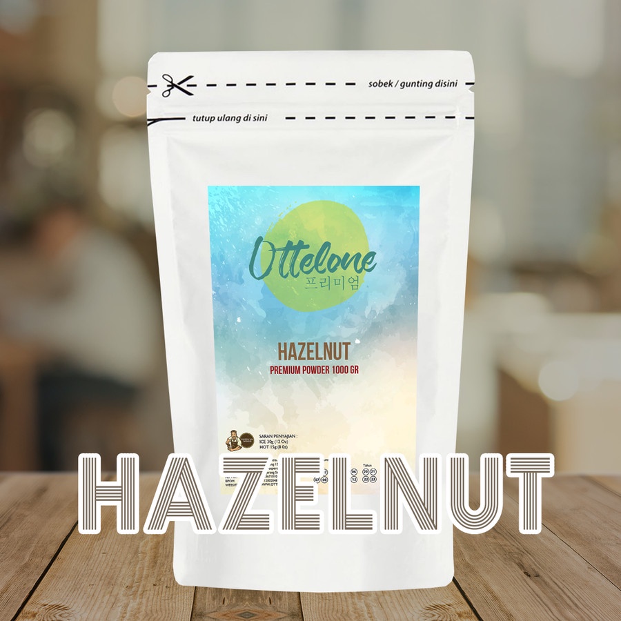 

Powder HAZELNUT 1000gr Bubuk Minuman Premium Merk OTTELONE