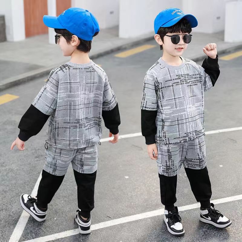 (LOLI-JKT) BOY-69 SET ANAK COWOK SWEATER SERUT SIZE 90-150