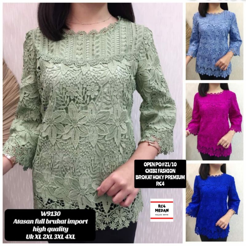 Atasan blouse Brokat Hoky Chibi