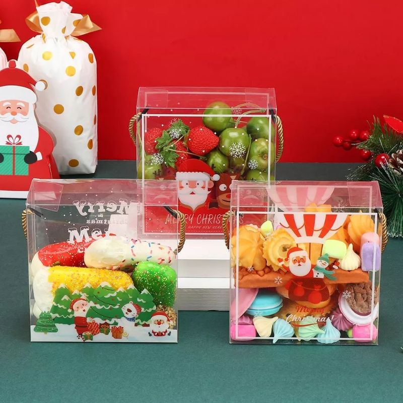 

[ELYSIAN STORE] Gift Box Natal Mika 3D Aesthetic Santa Clause Natal Box Hampers