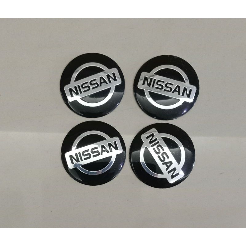 Stiker dop velg mobil logo Nissan