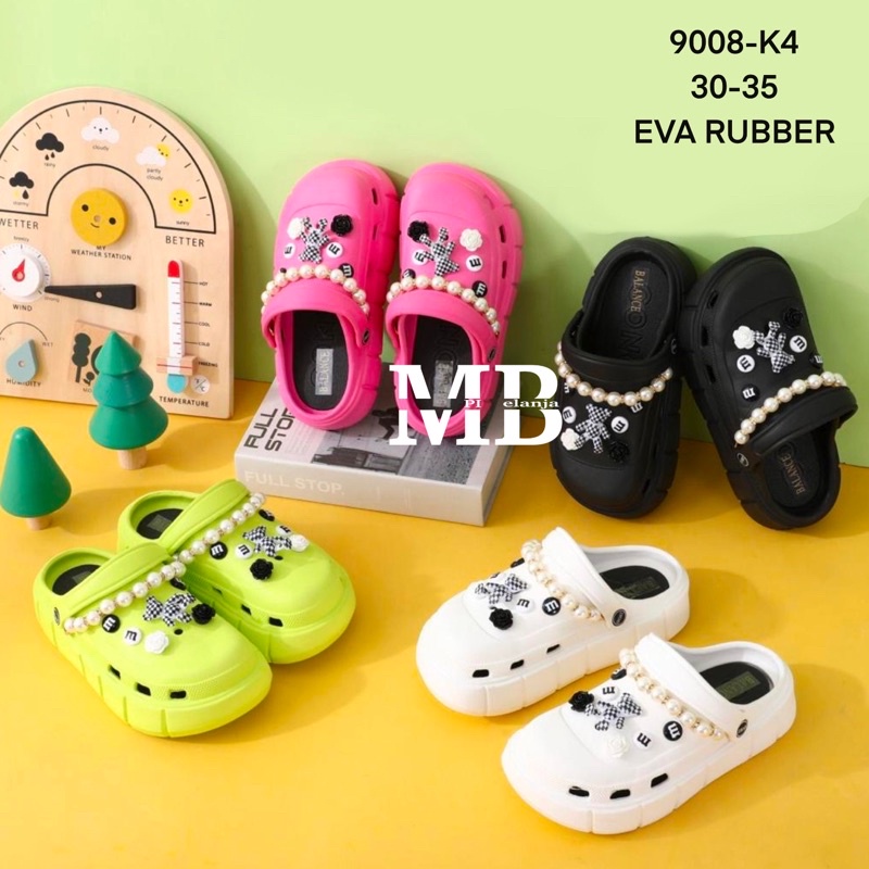 SANDAL JELLY ANAK CROCZ IMPORT PREMIUM BAPAO BAIM JIBBITZ KAWN COUPLE PASANGAN