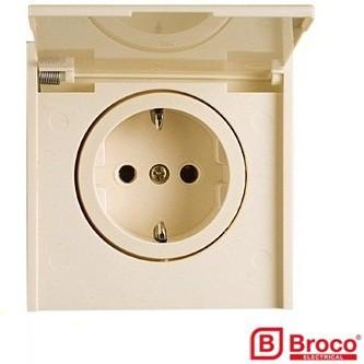 11.11✔️1Pcs Stop Kontak Inbow Outdoor Broco Colokan listrik dengan Penutup tutup|RA3