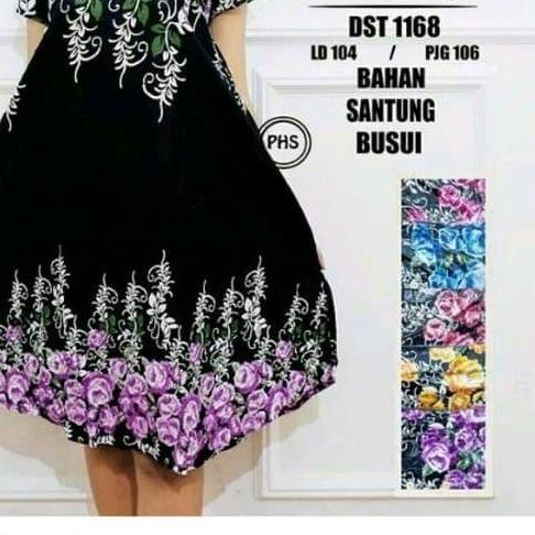 Daster Payung Bunga Hitam