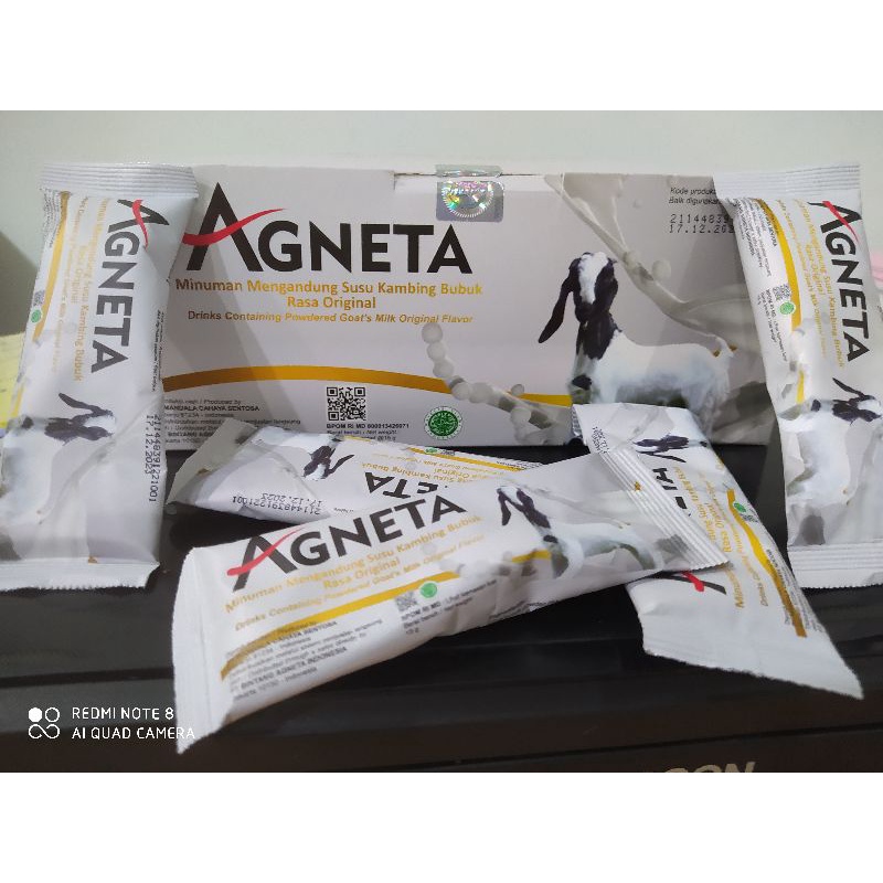 5  Sachet Agneta Susu Kambing Etawa original