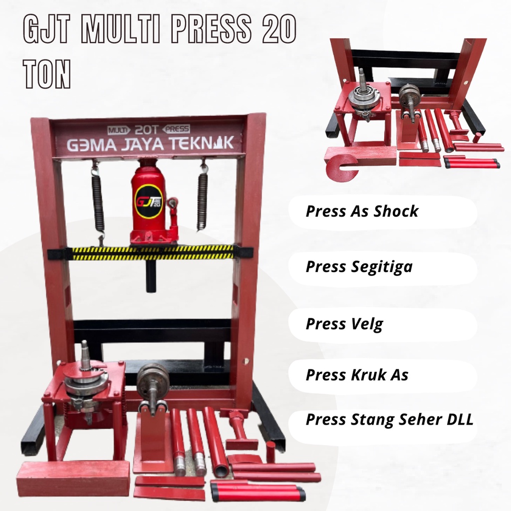 Alat Press Multifungsi press velg press kruk as press as shock press stang seher press kupu kupu