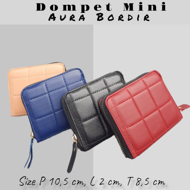 DOMPET MINI AURA EMBOS CANTIK MURAH