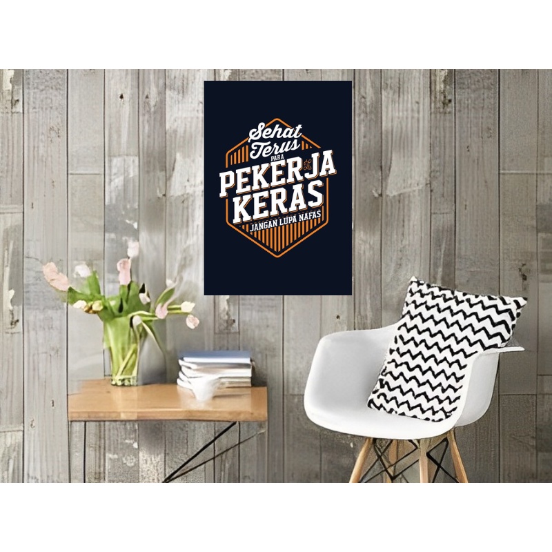 POSTER KAYU MDF QUOTES KATA KATA INSPIRASI HIASAN KAMAR CAFE AESTHETICK KEREN MINIMALIS DEKORASI