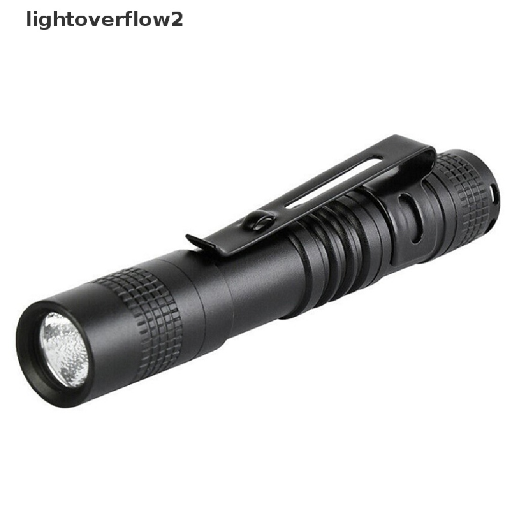 (lightoverflow2) Xpe-r3 Lampu Senter LED Mini Bentuk Pulpen Untuk Camping Outdoor