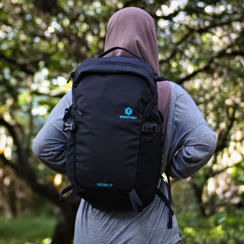 Greenforest Lizard 35L Bacpack Outdoor - Tas Ransel Slot Laptop Pria dan Wanita
