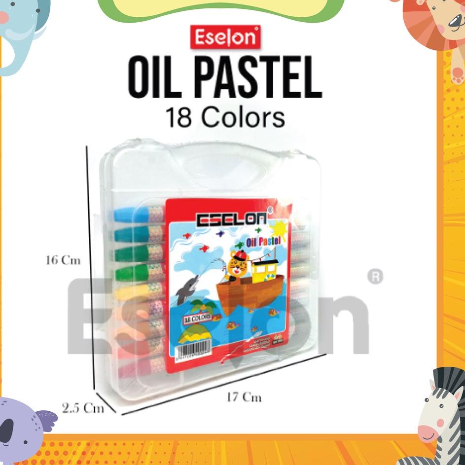 

Garansi Terpercaya Crayon 18warna / Oil Pastel / Crayon Eselon 18 colors