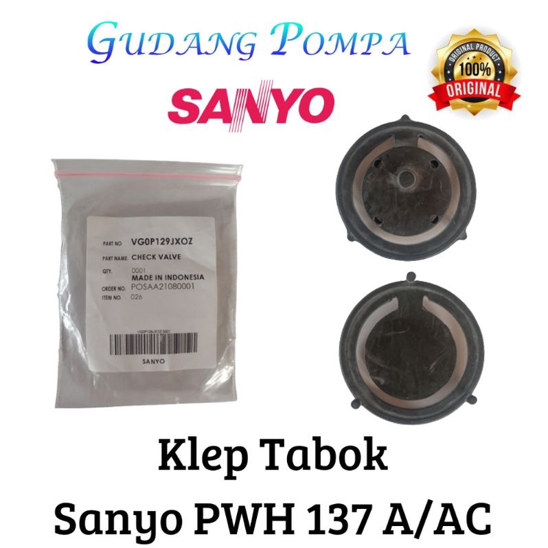 Klep tabok Sanyo PWH 137 A/AC