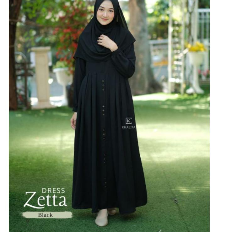 Special Price Gamis Polos Premium Warna Hitam Gamis Syari Wanita Remaja