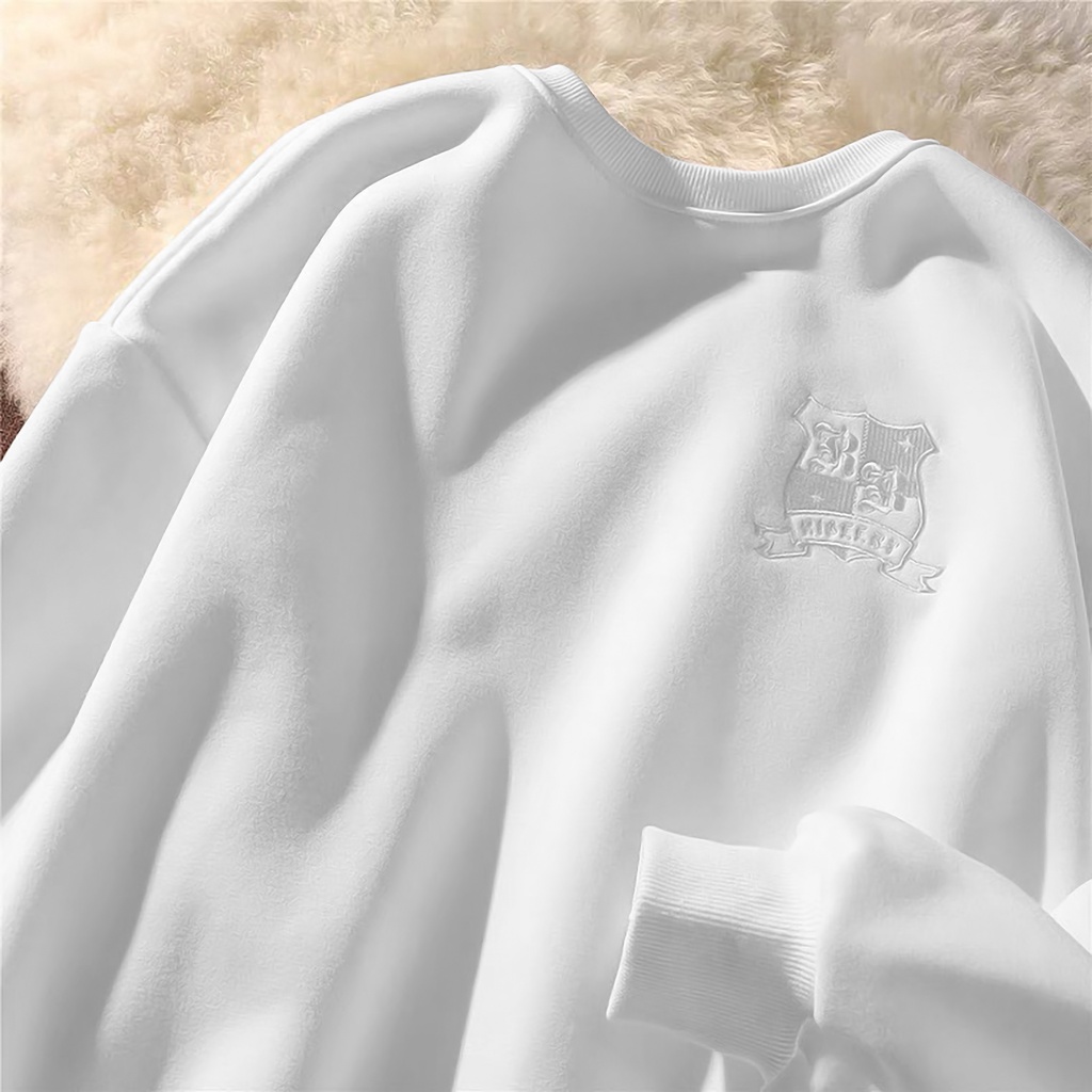 Sweater Crewneck Sweatshirt Ribers Cowok Cewek / Pria Wanita Ootd - Baju Wanita - Bahan Fleece - Allsize