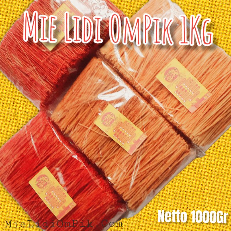 

Mie Lidi Lidian Matang 1Kg Ompik