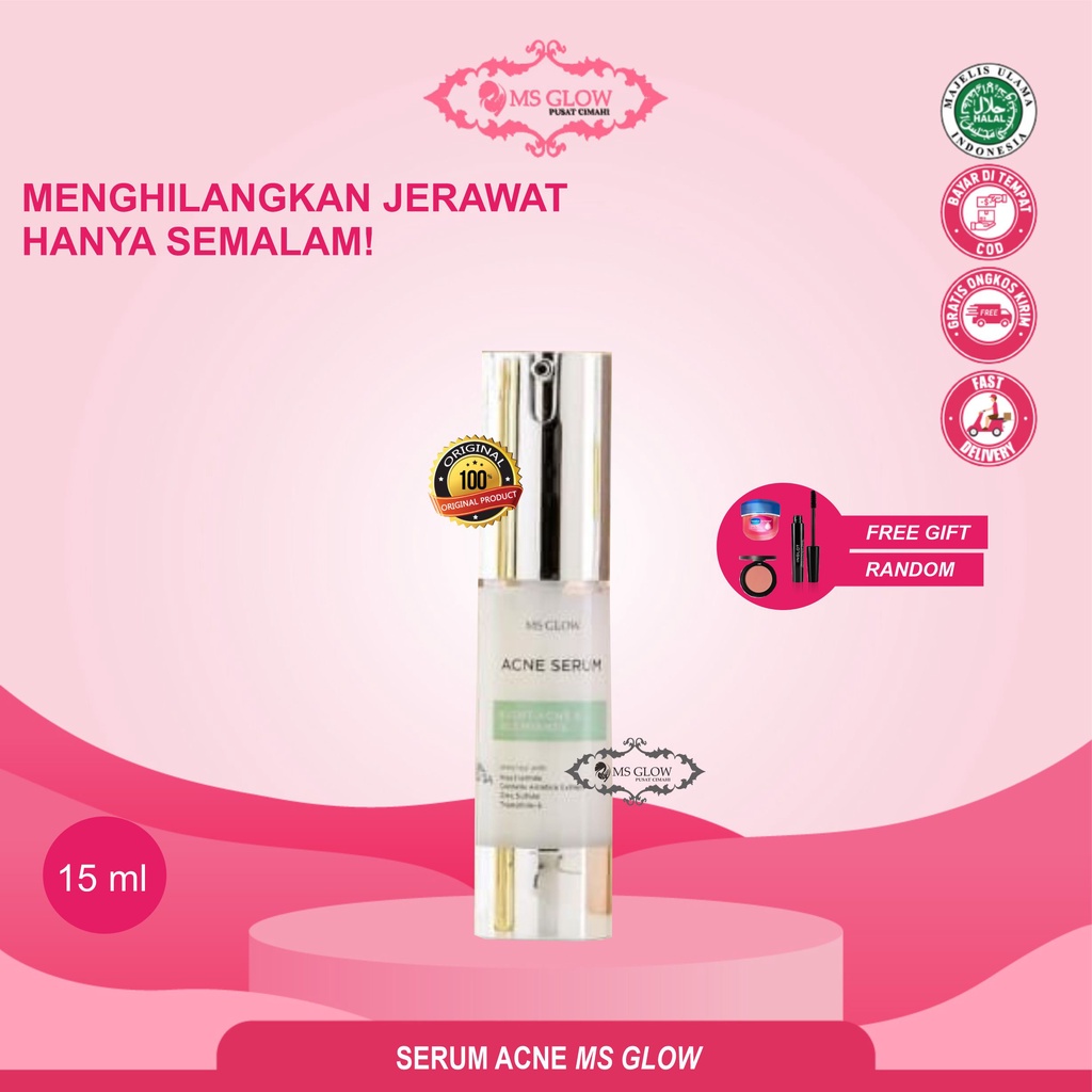 Ms Glow Serum Acne Perawatan Wajah Berjerawat Dan Berminyak By Msglowpusatcimahi