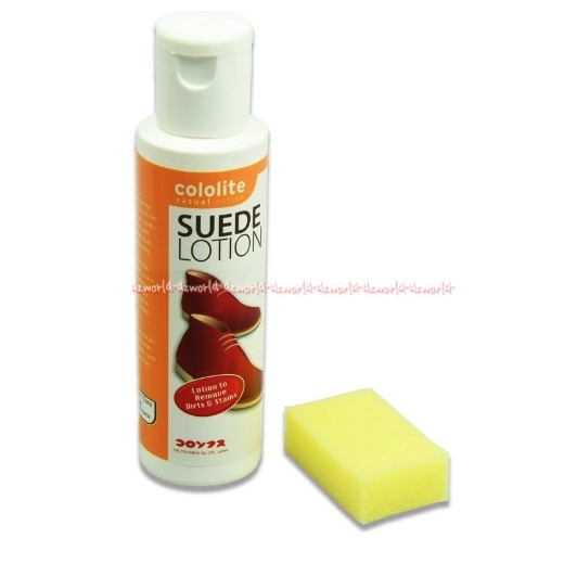 Cololite Suede Lotion Cairan Pembersih Sepatu Bahan Kain Bludru nubuck Bahan Kulit Hewan Lotion to Removes Dirts &amp; Stains Krim Losion Cololait Kololite Sue