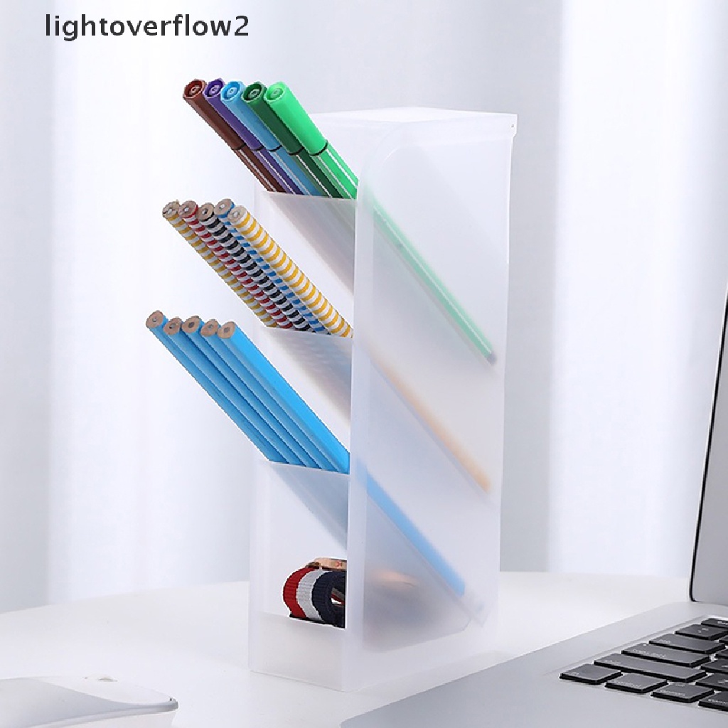 (lightoverflow2) Kotak Organizer Makeup / Kosmetik / Pensil Untuk Meja