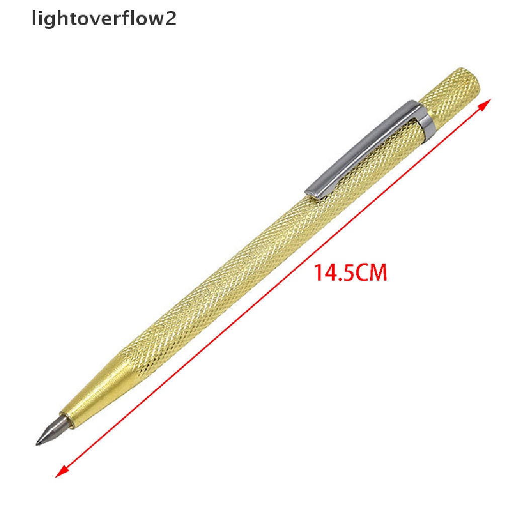 (lightoverflow2) Pena Stylus Bahan Tungsten Carbide Untuk Ukir Metal (ID)