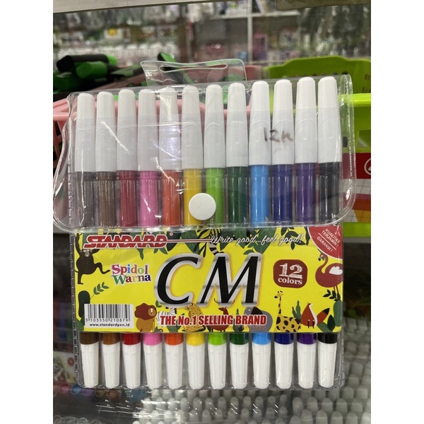 

Spidol CM kecil set 12 warna