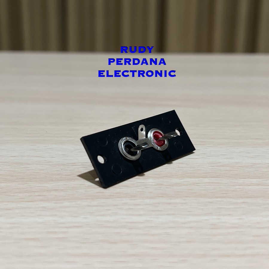 SOCKET SOKET RCA FEMALE 2 PIN LUBANG PANEL BODI