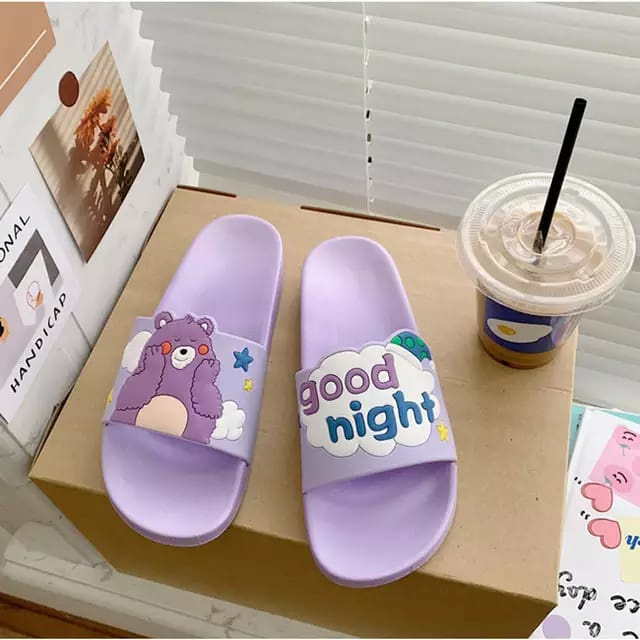 PROMO 11.11 TERBARU SHOPEE Sandal slop Wanita GOOD NIGHT 37-40