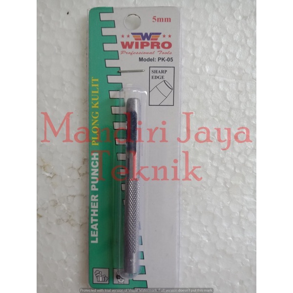 Plong Kulit Kertas Karet 5mm PK-05 WIPRO