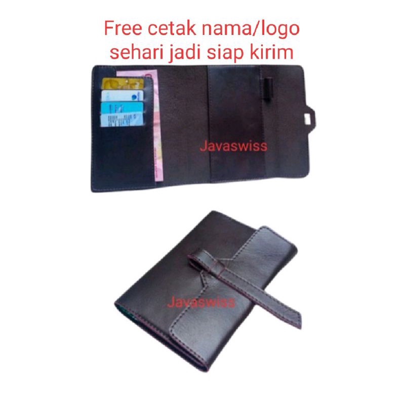 

cover agenda kulit asli cokelat tua