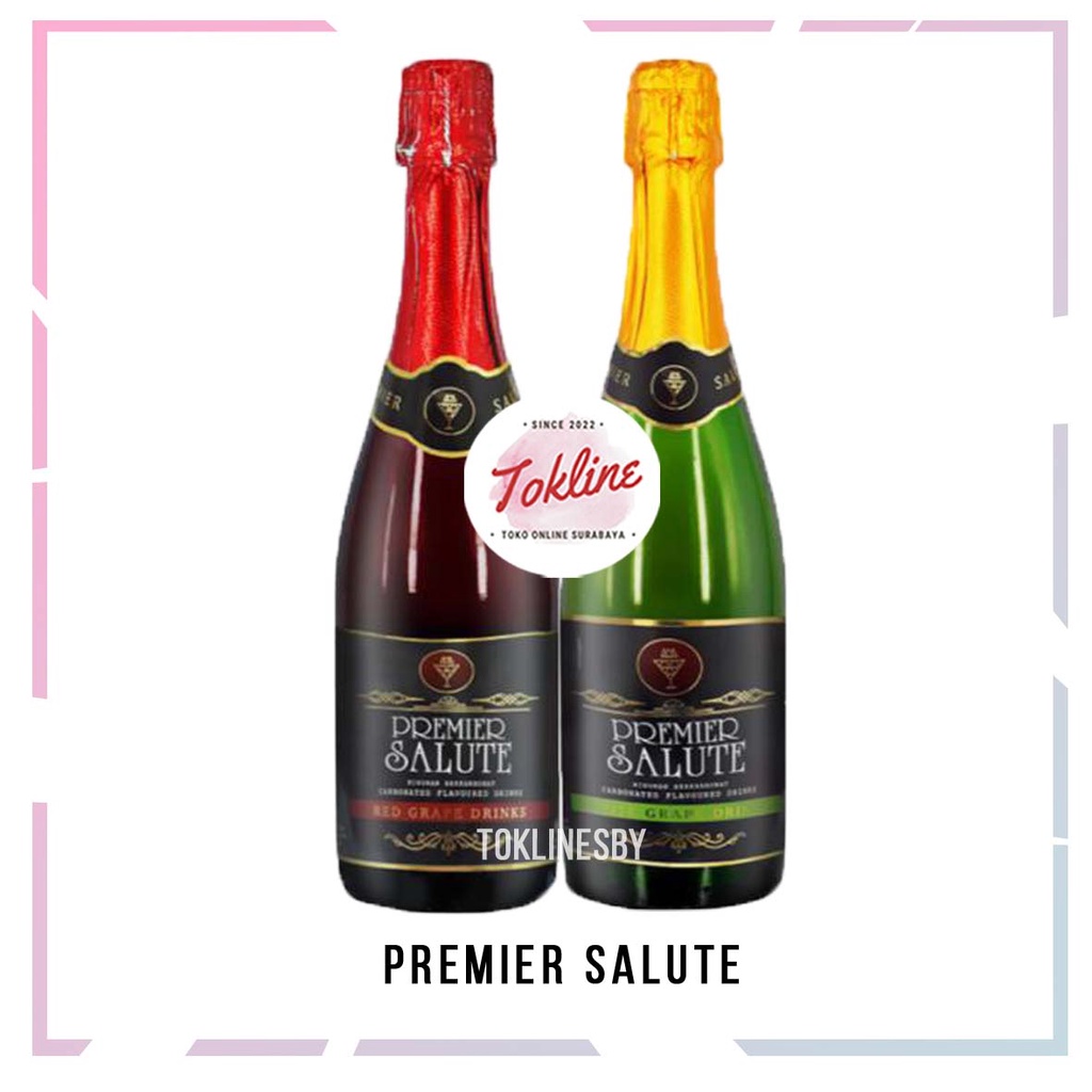 

PREMIER SALUTE RED GRAPE WHITE DRINK 750ML NON ALKOHOL MINUMAN SODA HALAL