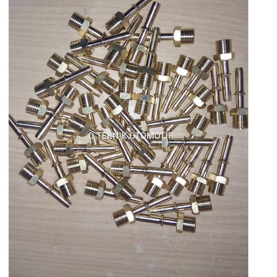 Dijamin Original Nepel Selang Injektor  Pressure Gauge Alat Tekanan Pompa Injeksi