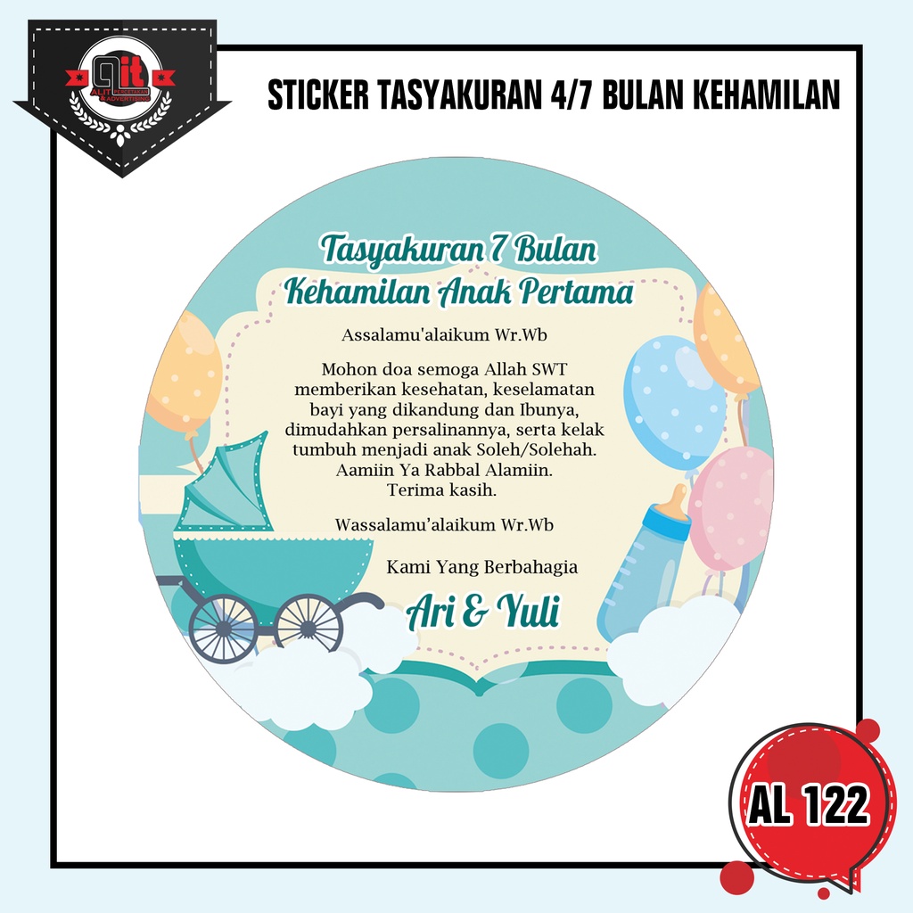 STICKER 7 BULANAN