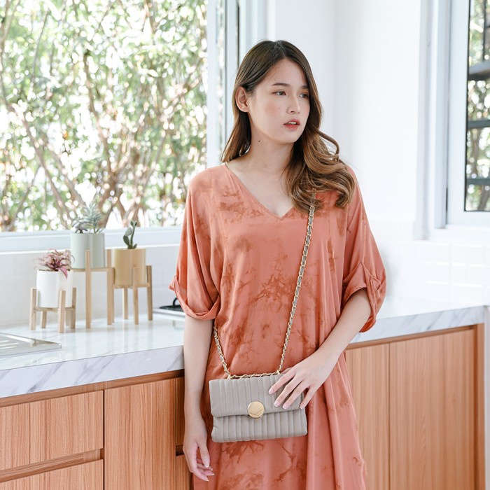 Tas Wanita Shoulder Bag Willow Ash Grey Merche