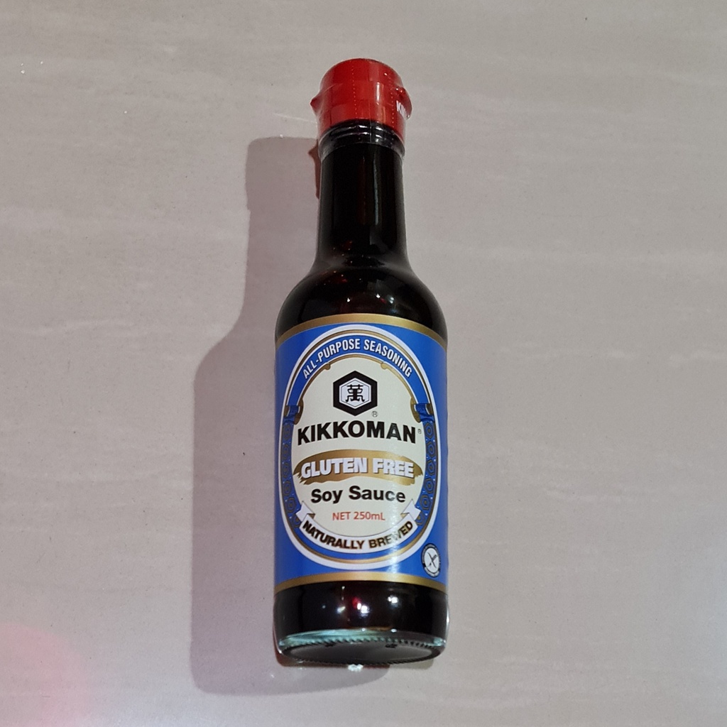 Kecap Asin Kikkoman Soy Sauce Gluten Free 250 Gram