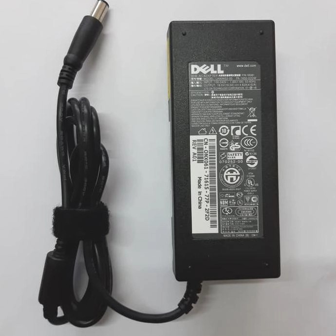 Adaptor Charger Laptop DELL D610, D620, D630 19.5v 4.62a 7.4*5.0mm